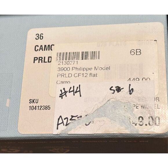 PHILIPPE MODEL Paris X Sneaker in camouflage green and pink NWB Size 36/6 - Picture 13 of 14